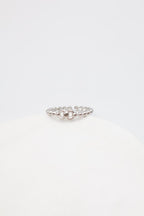 Bague en acier inoxydable ajustable - ARGENT