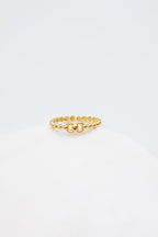 Bague en acier inoxydable ajustable - DORÉ