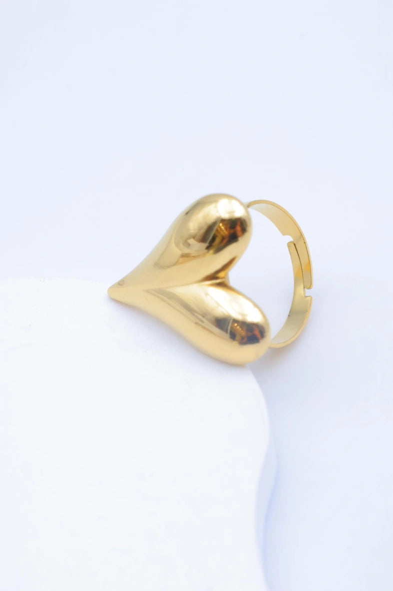 Bague en acier inoxydable ajustable - DORÉ