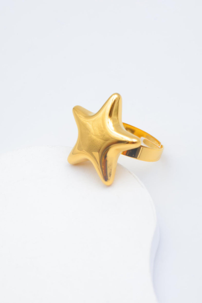 Bague en acier inoxydable ajustable - DORÉ