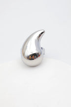 Bague en acier inoxydable ajustable - ARGENT
