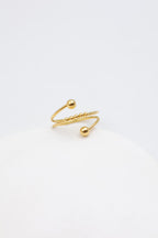 Bague en acier inoxydable ajustable - DORÉ
