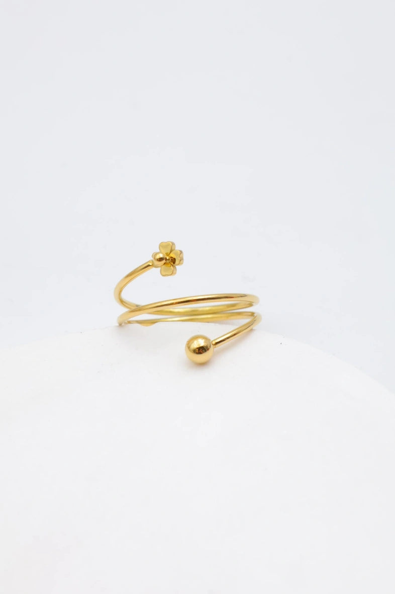 Bague en acier inoxydable ajustable - DORÉ