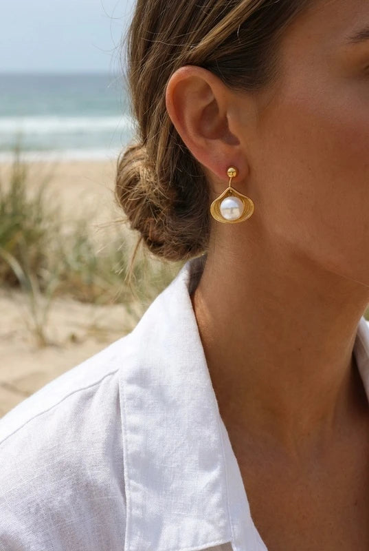 Boucles d’oreilles en acier inoxydable