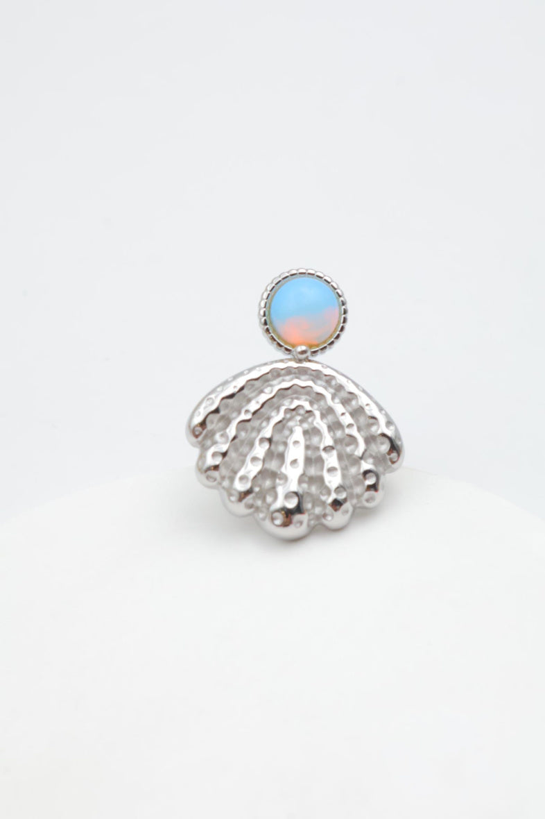 Bague en acier inoxydable ajustable - ARGENT