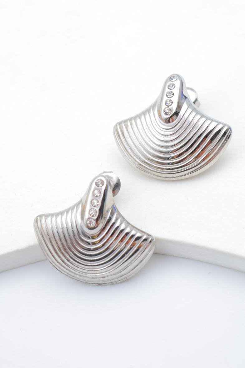 Boucles d'oreilles en acier inoxydable - ARGENT