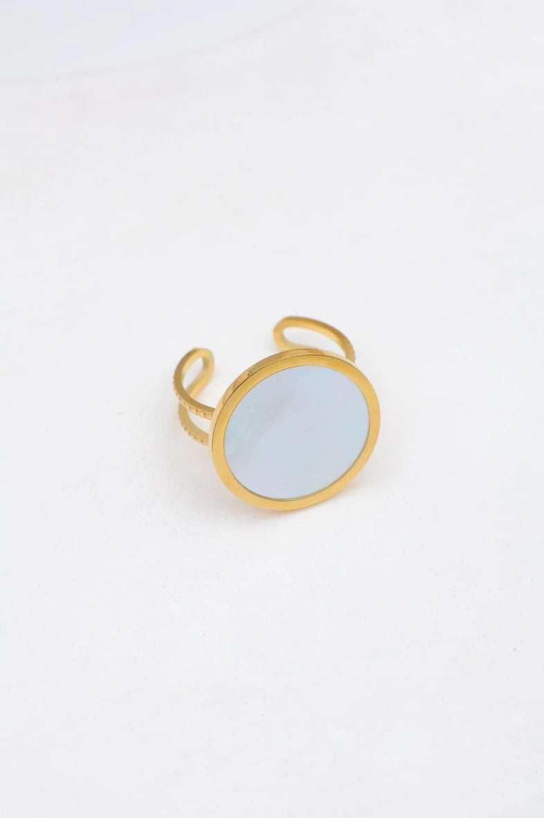Bague en acier inoxydable ajustable - DORÉ