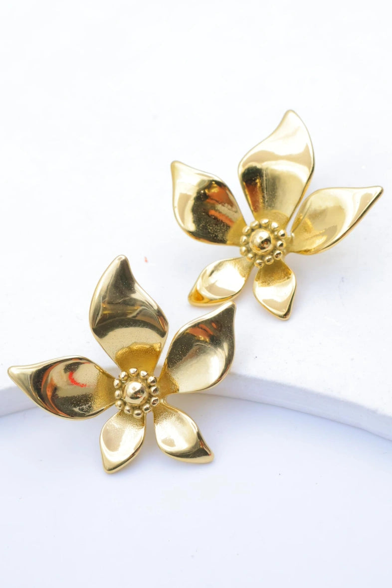 Boucles d'oreilles en acier inoxydable - DORÉ