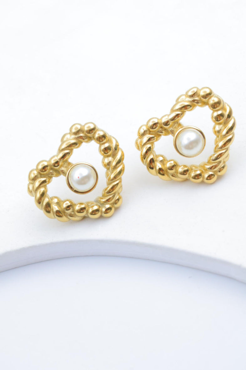 Boucles d'oreilles en acier inoxydable - DORÉ