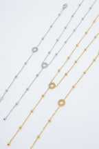 Parure de bijoux en acier inoxydable - DORÉ