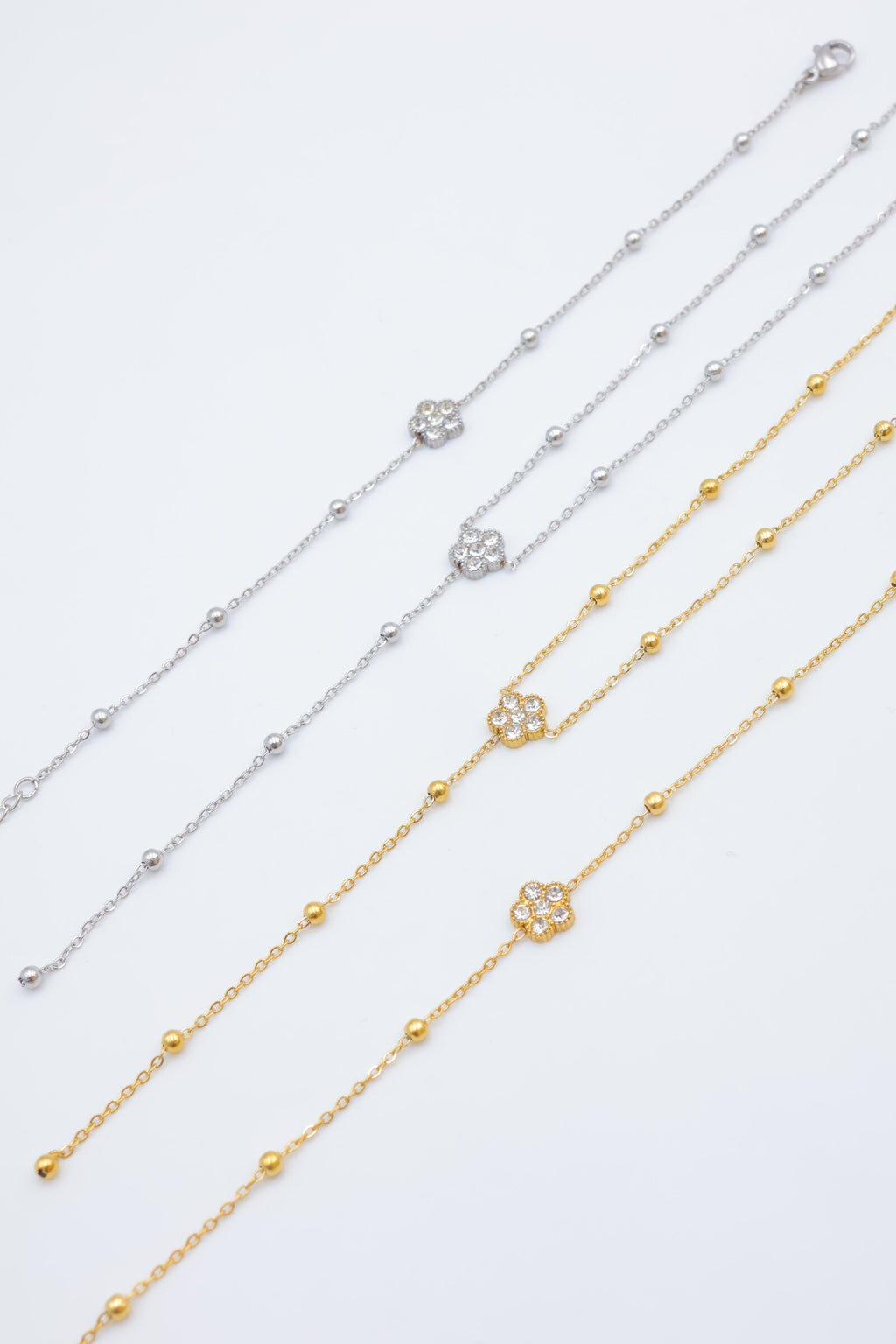 Parure de bijoux en acier inoxydable - DORÉ