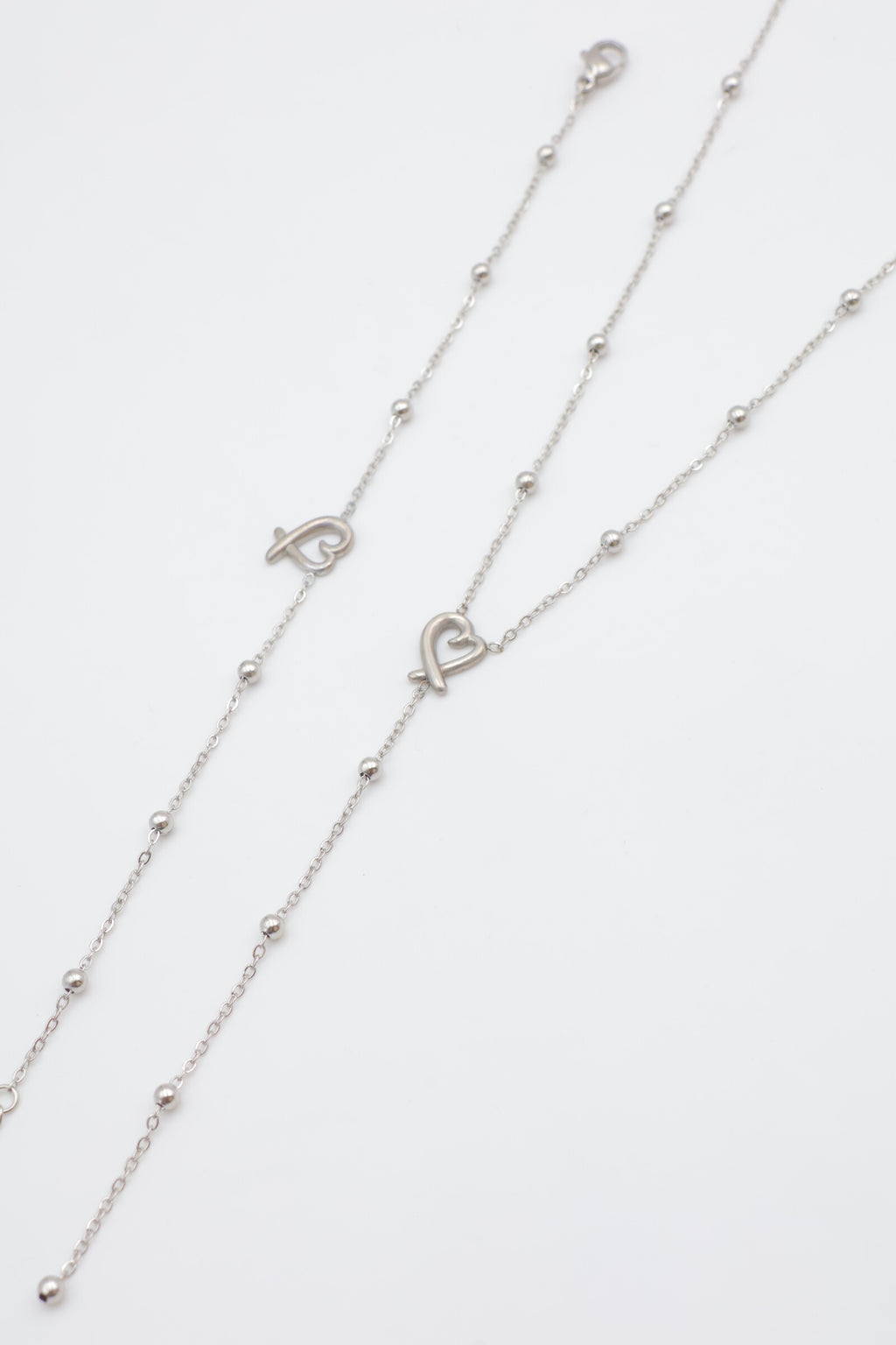 Parure de bijoux en acier inoxydable - ARGENT