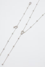 Parure de bijoux en acier inoxydable - ARGENT