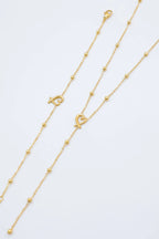 Parure de bijoux en acier inoxydable - DORÉ