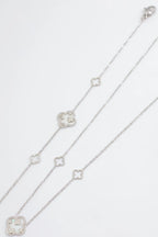 Parure de bijoux en acier inoxydable - ARGENT
