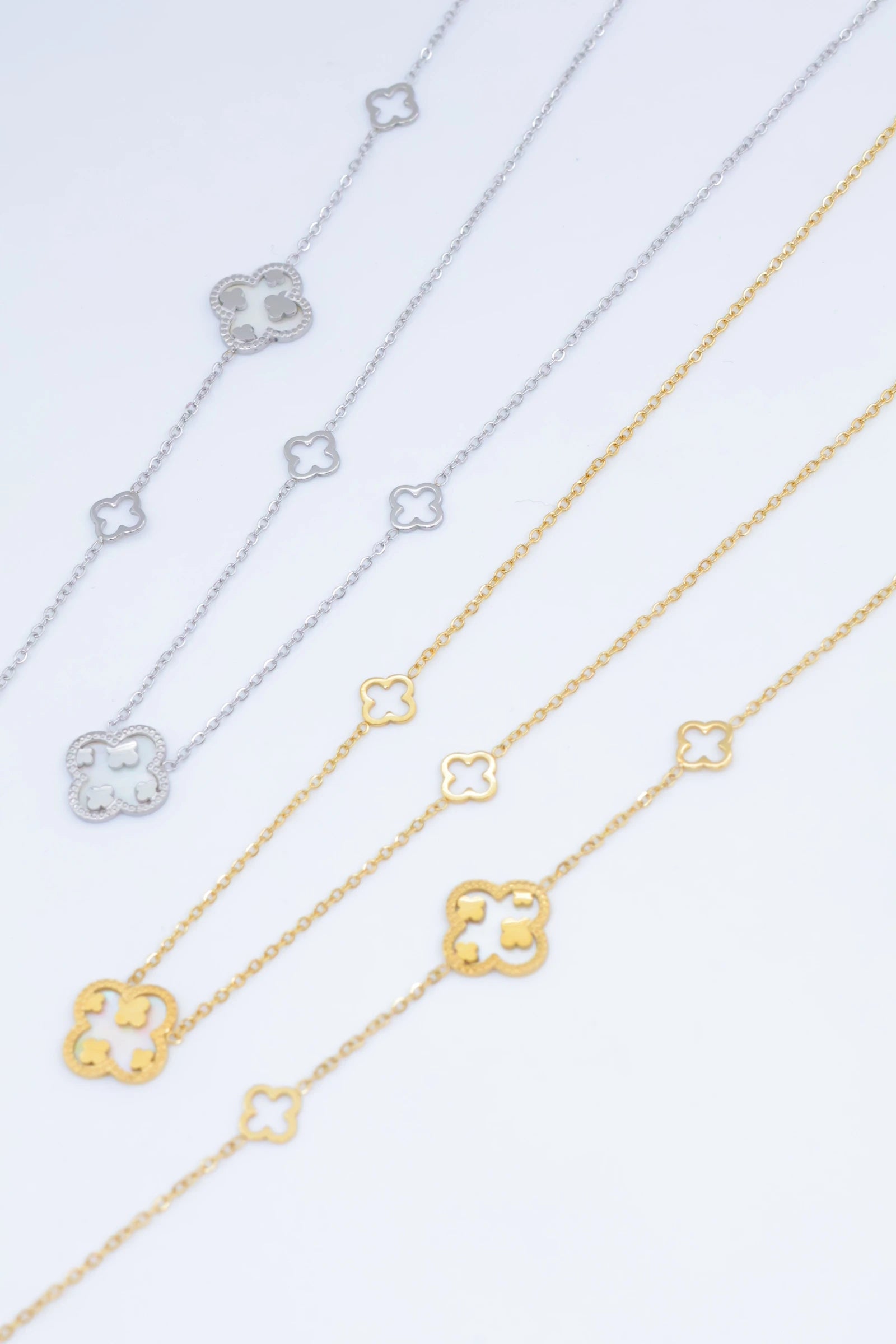Parure de bijoux en acier inoxydable - DORÉ
