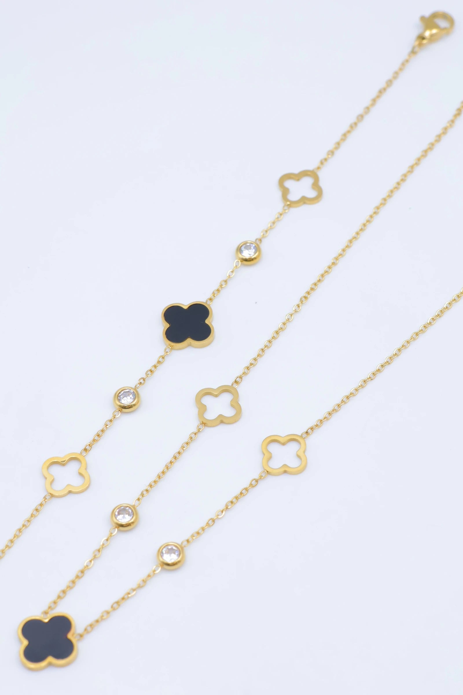 Parure de bijoux en acier inoxydable - NOIR