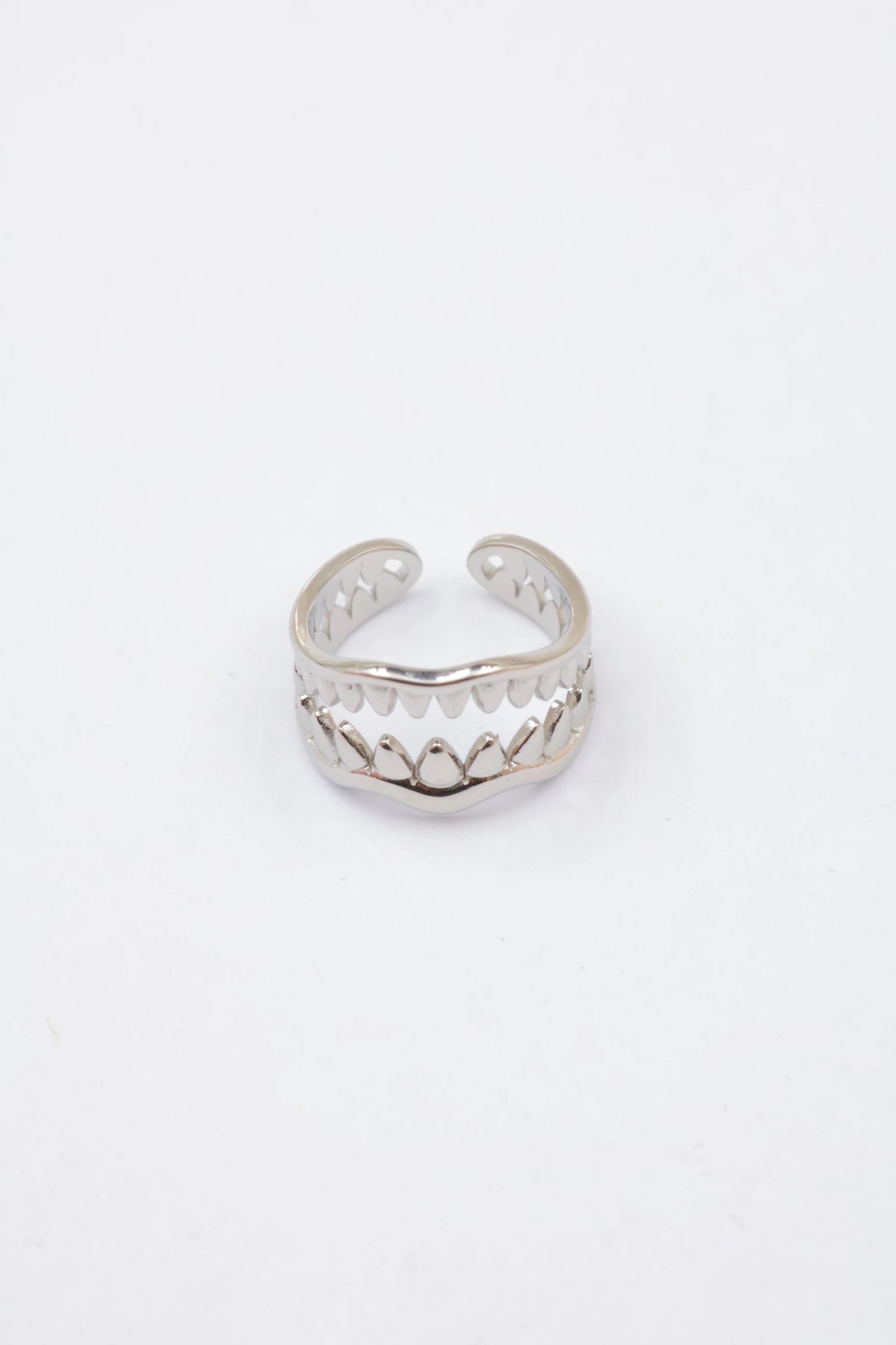 Bague - Acier inoxydable - Ajustable - ARGENT