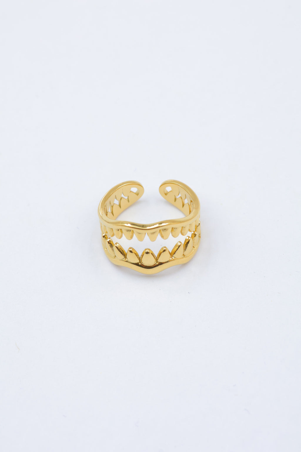 Bague - Acier inoxydable - Ajustable - DORÉ