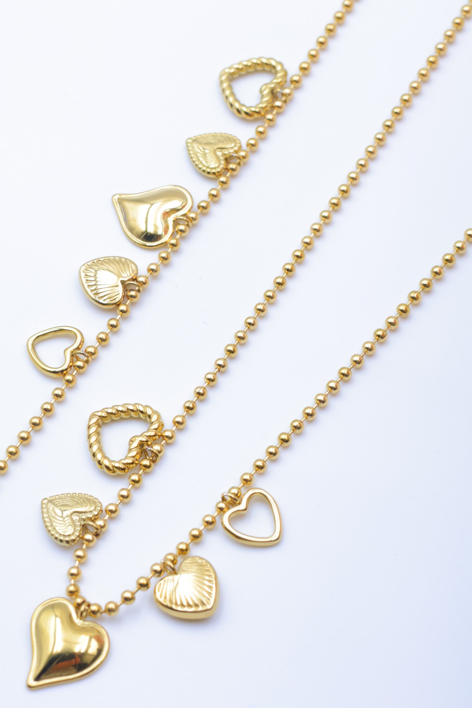 Parure de bijoux en acier inoxydable - DORÉ