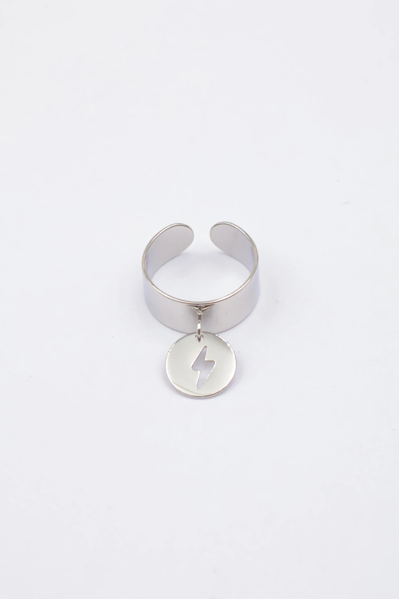 Bague - Acier inoxydable - Ajustable - ARGENT