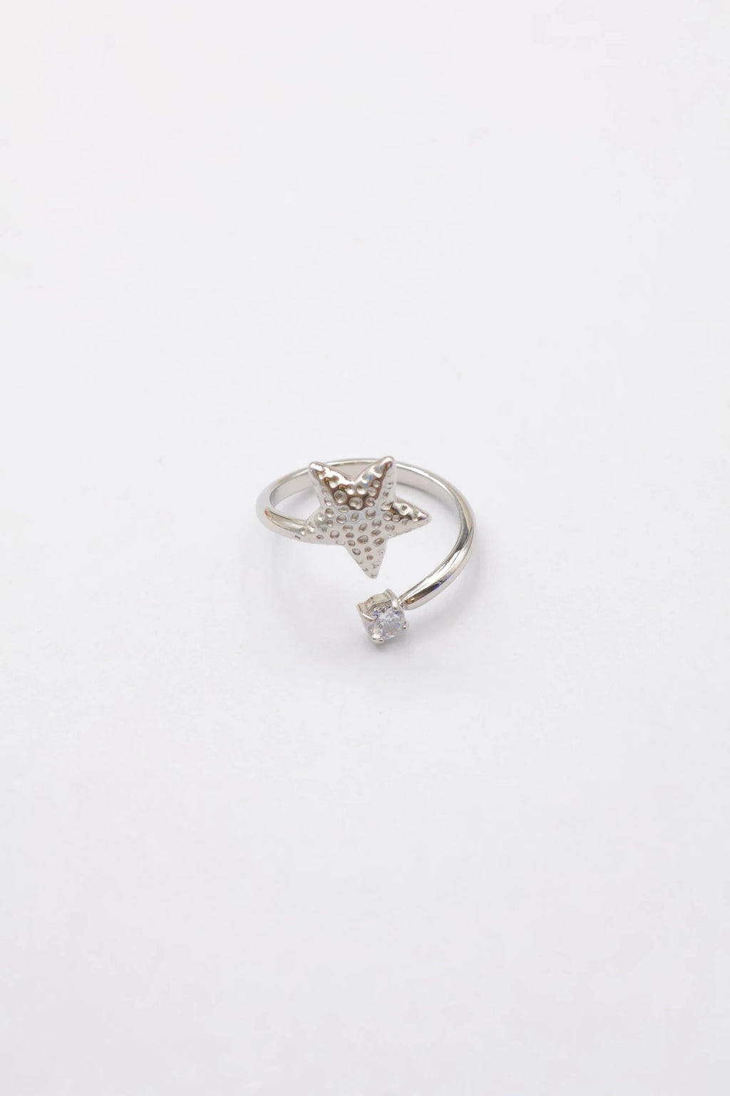 Bague - Acier inoxydable - Ajustable - ARGENT