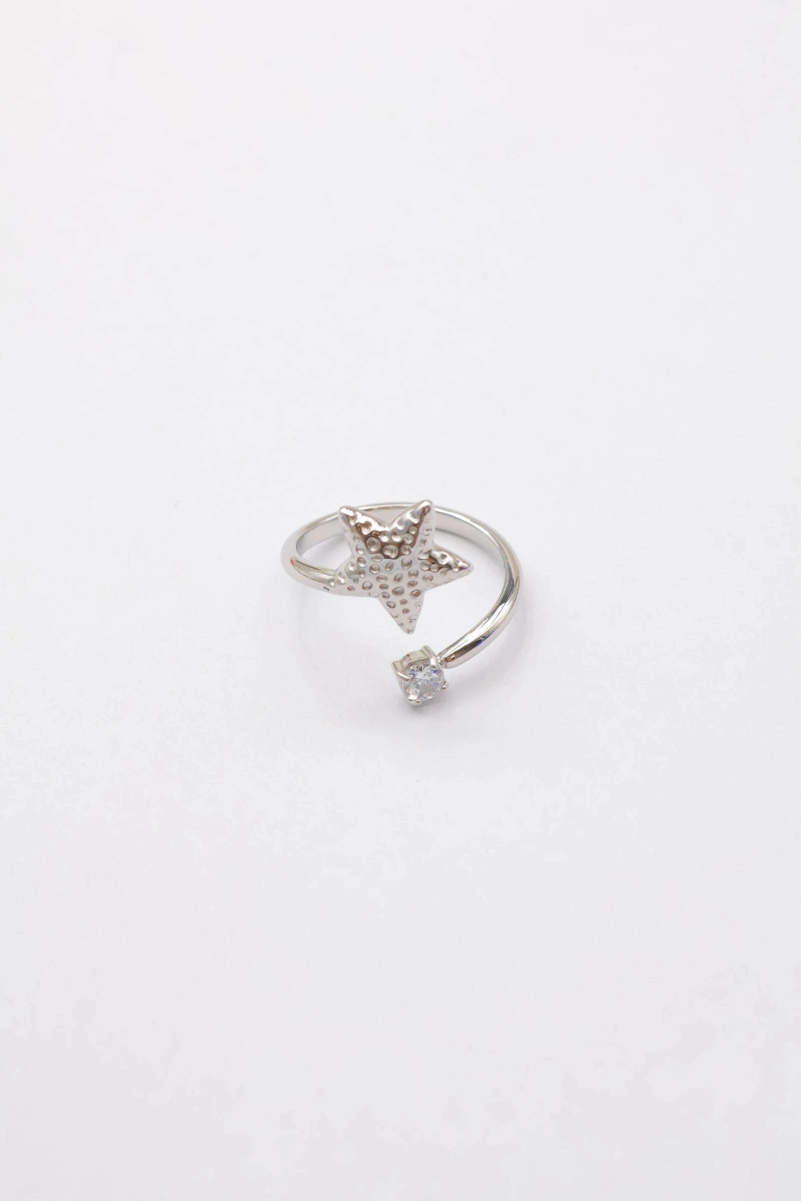 Bague - Acier inoxydable - Ajustable - ARGENT