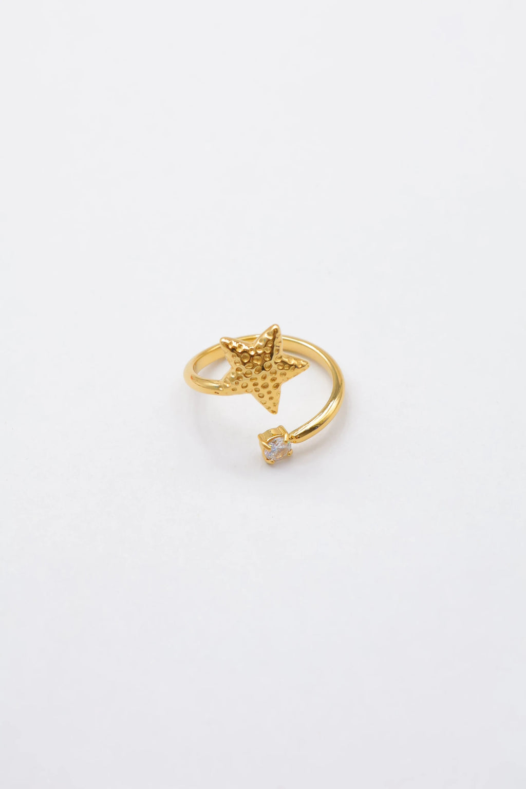 Bague - Acier inoxydable - Ajustable - DORÉ