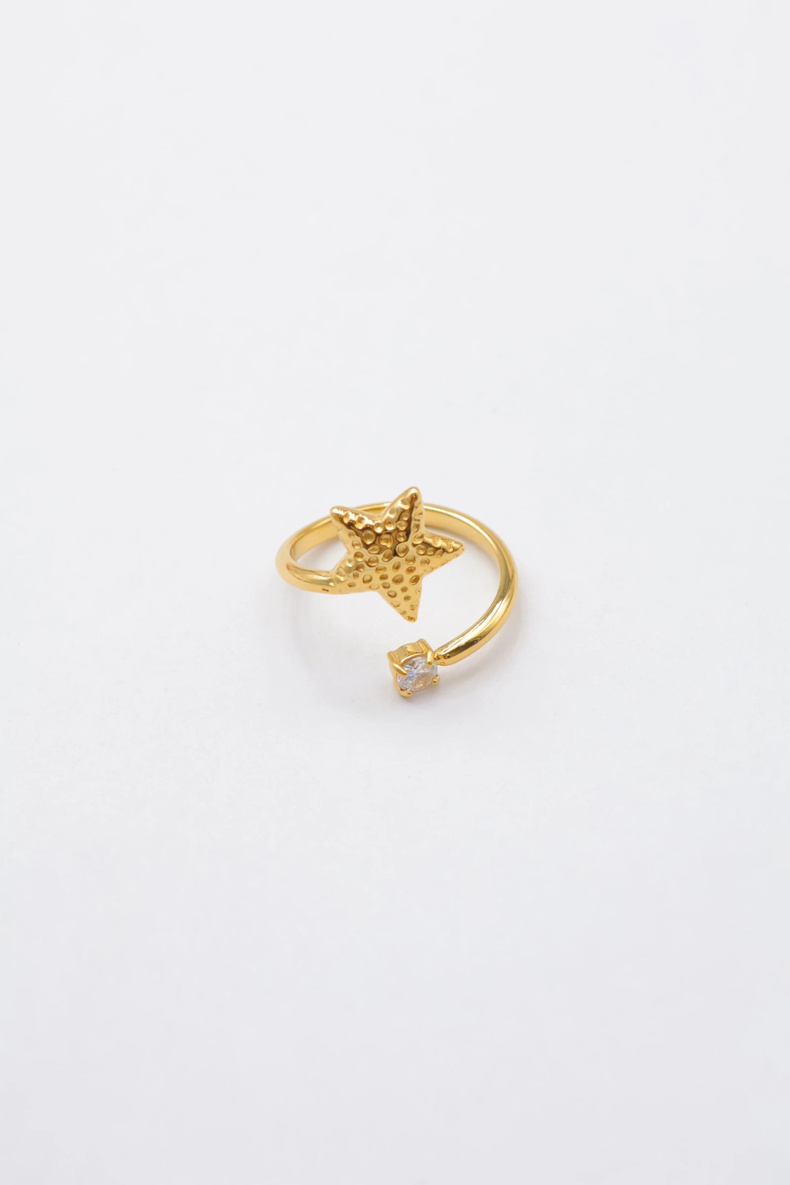Bague - Acier inoxydable - Ajustable - DORÉ
