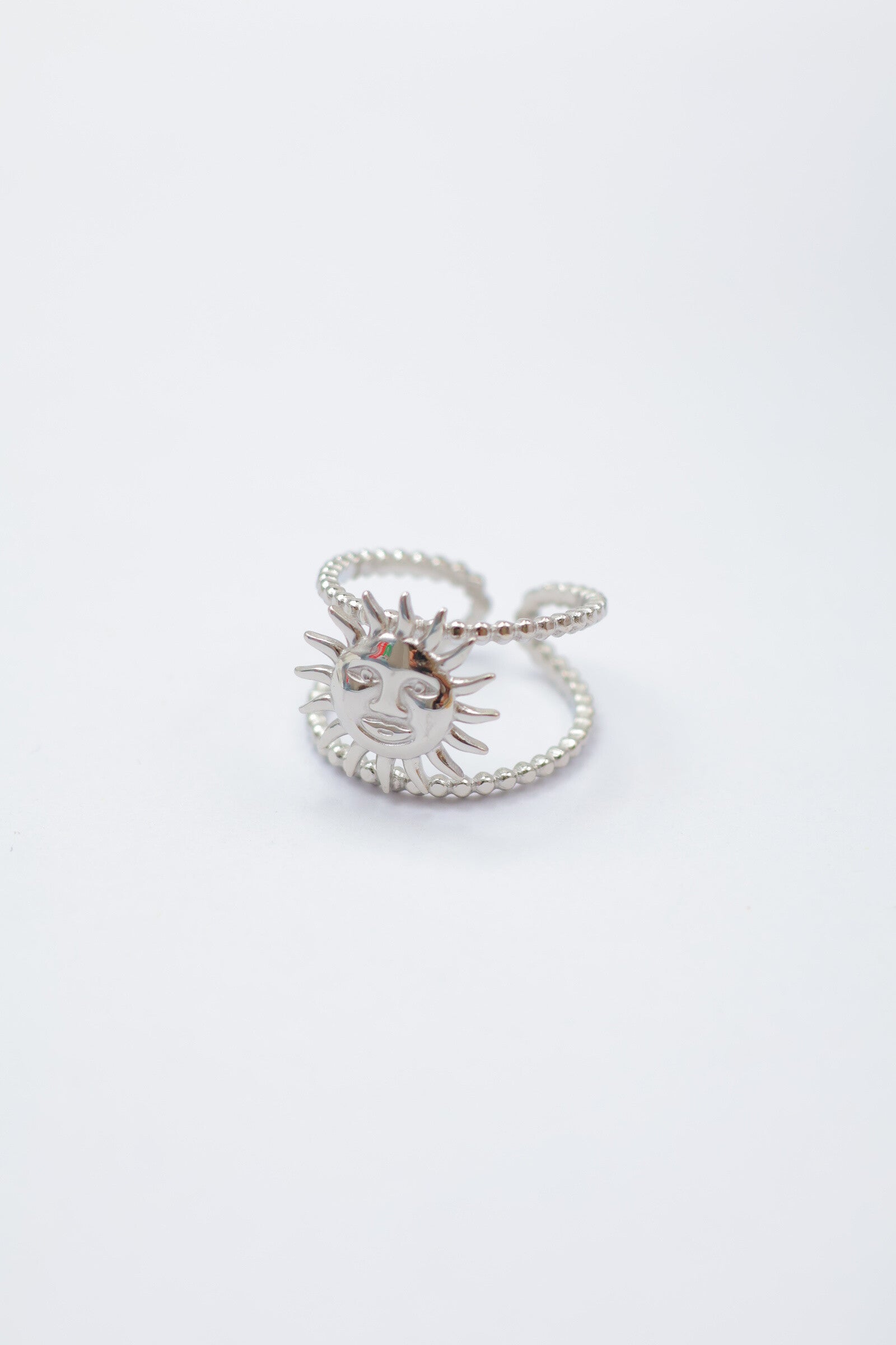 Bague - Acier inoxydable - Ajustable - ARGENT