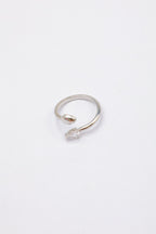 Bague - Acier inoxydable - Ajustable - ARGENT