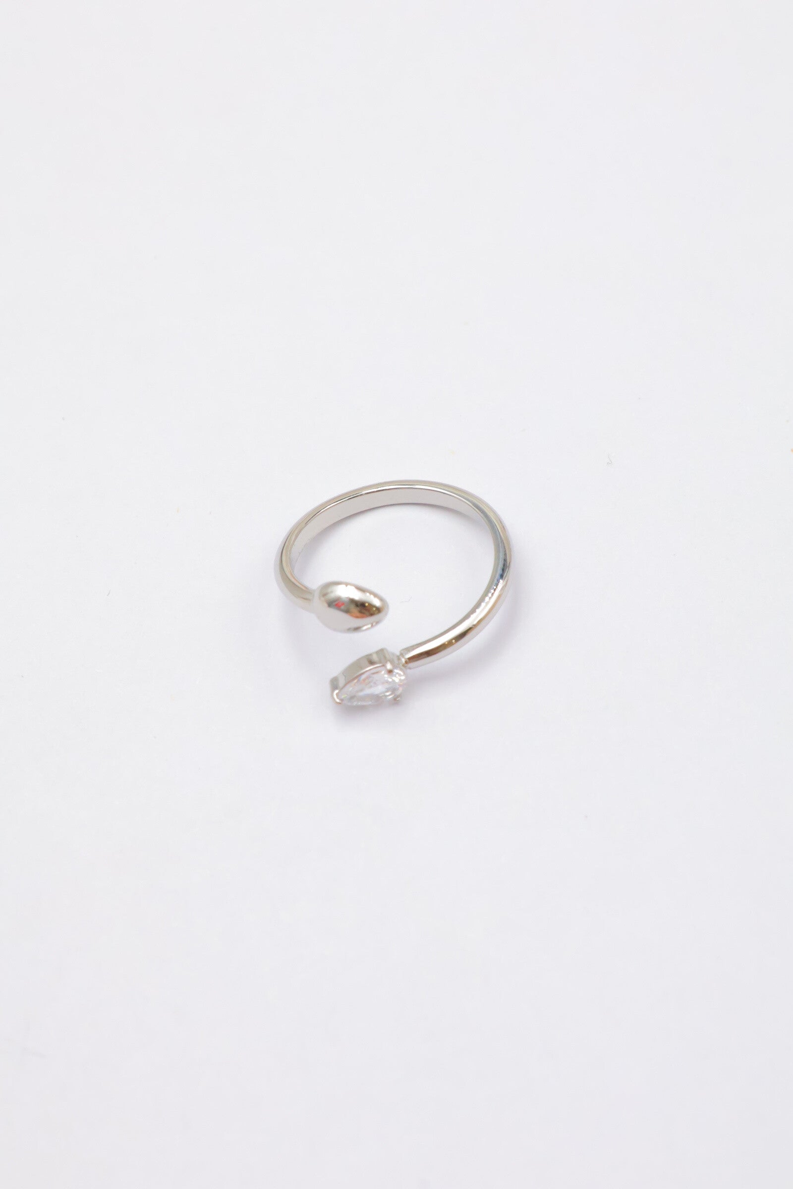 Bague - Acier inoxydable - Ajustable - ARGENT