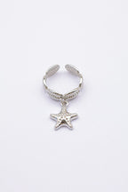 Bague - Acier inoxydable - Ajustable - ARGENT
