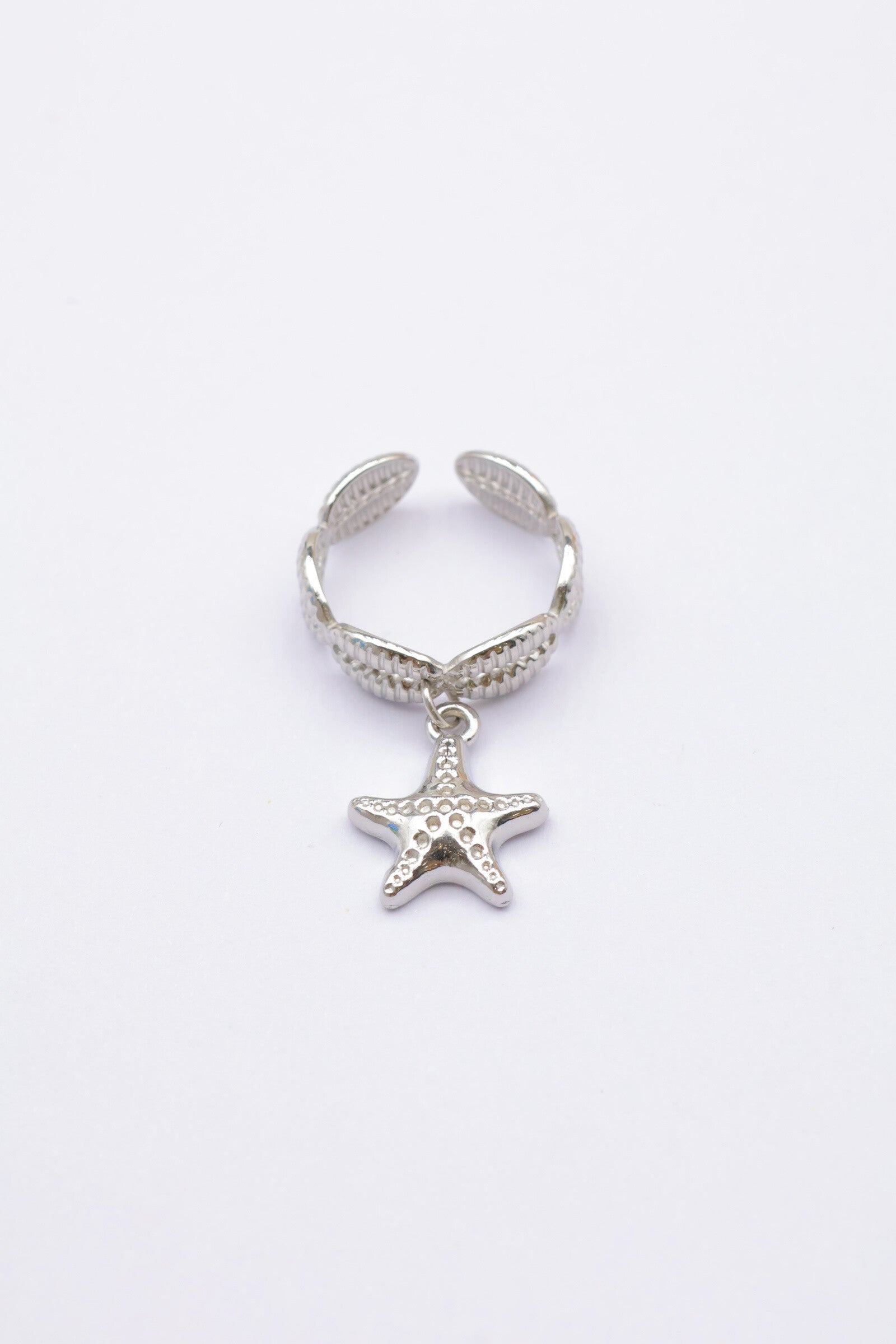 Bague - Acier inoxydable - Ajustable - ARGENT