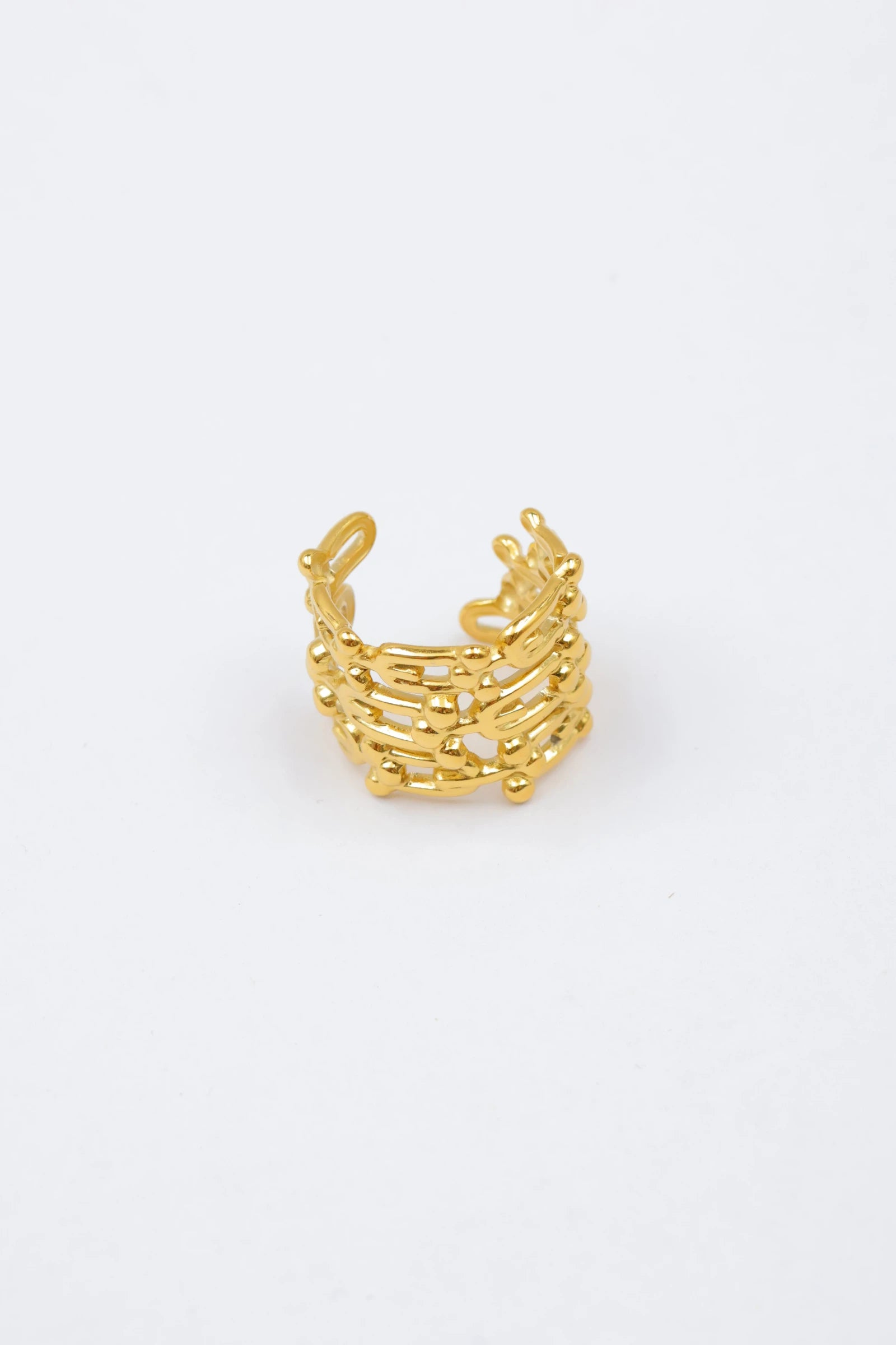 Bague - Acier inoxydable - Ajustable - DORÉ