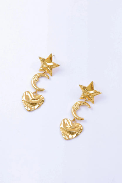 Boucles d’oreilles en acier inoxydable
