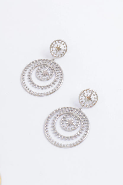 Boucles d’oreilles en acier inoxydable