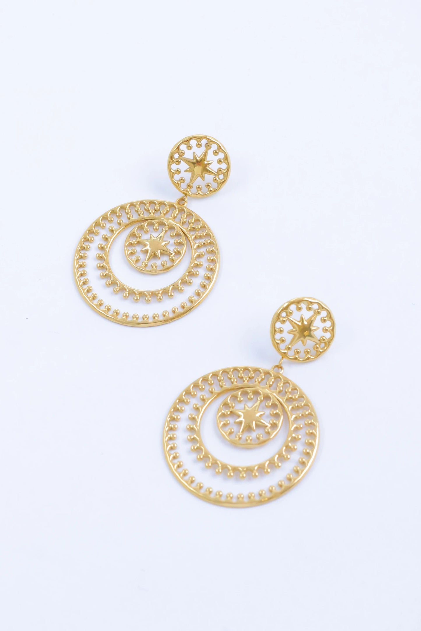 Boucles d’oreilles en acier inoxydable