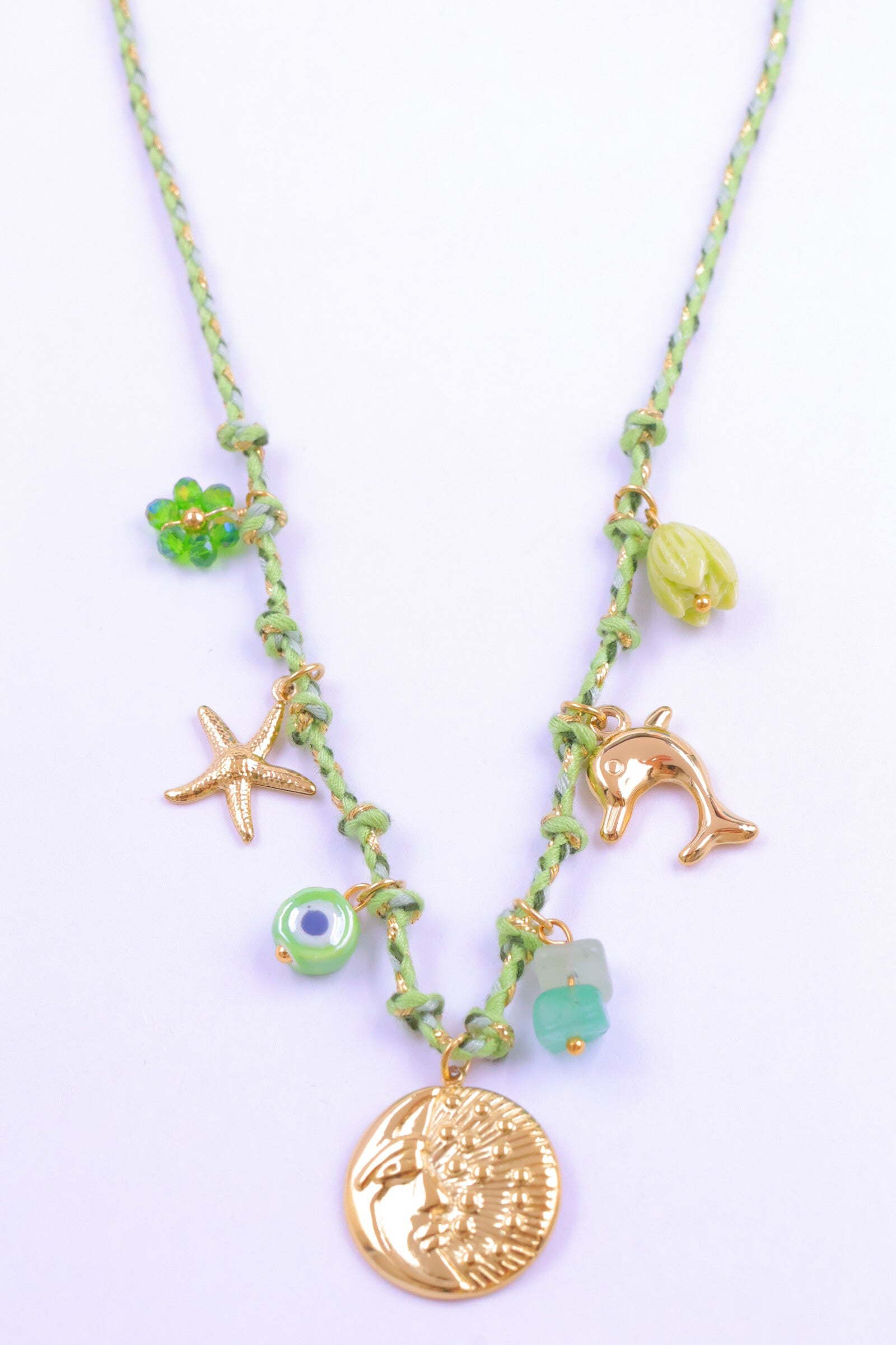 Collier - Acier Inoxydable - VERT