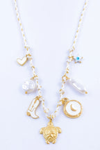 Collier - Acier Inoxydable - BLANC