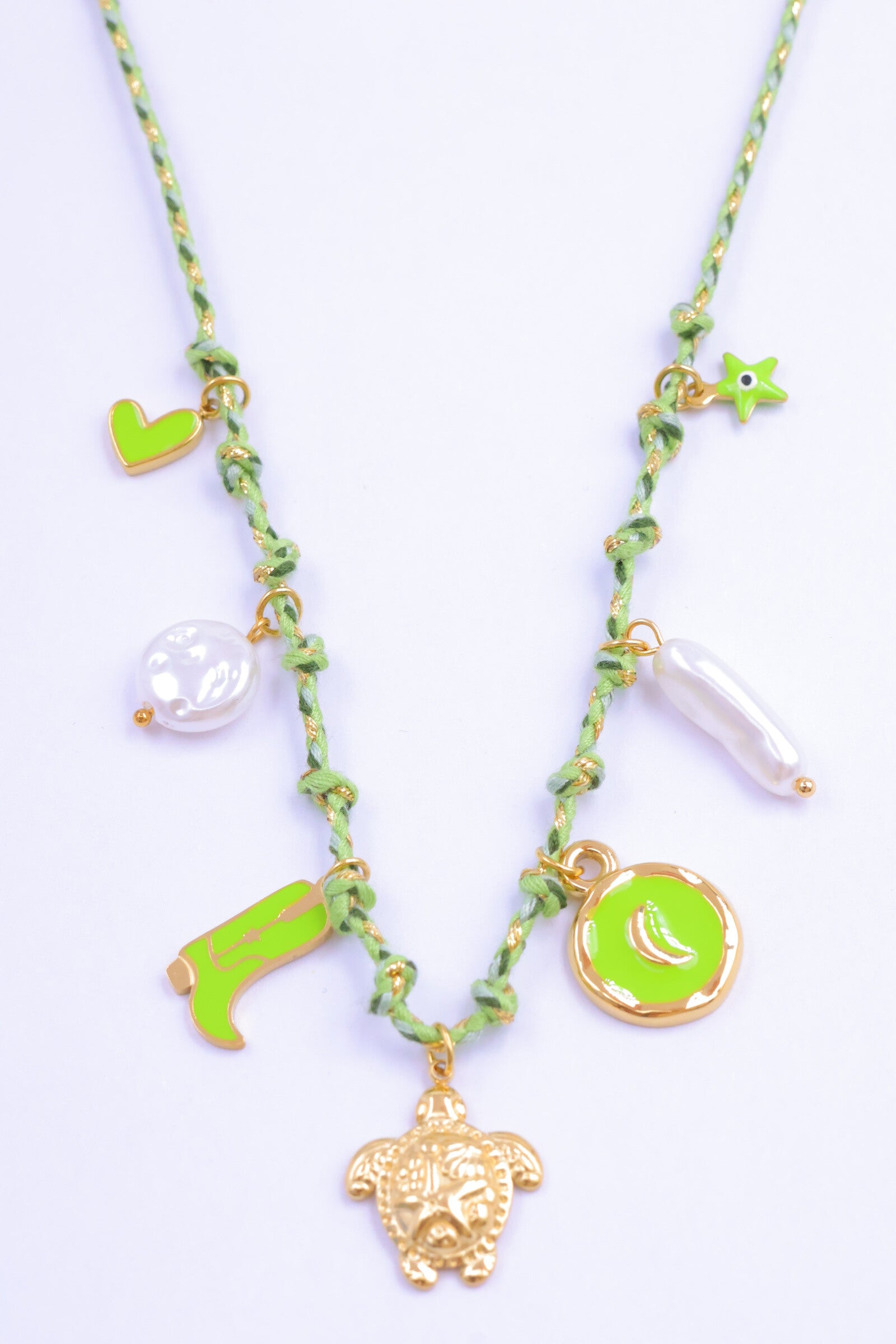 Collier - Acier Inoxydable - VERT