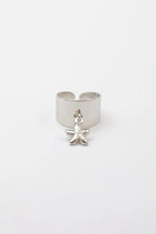 Bague - Acier inoxydable - Ajustable - ARGENT