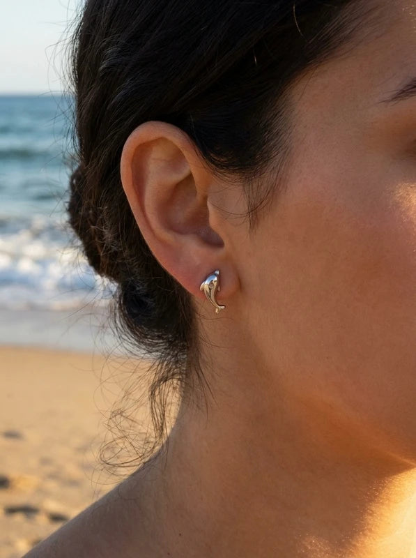 Boucles d’oreilles en acier inoxydable