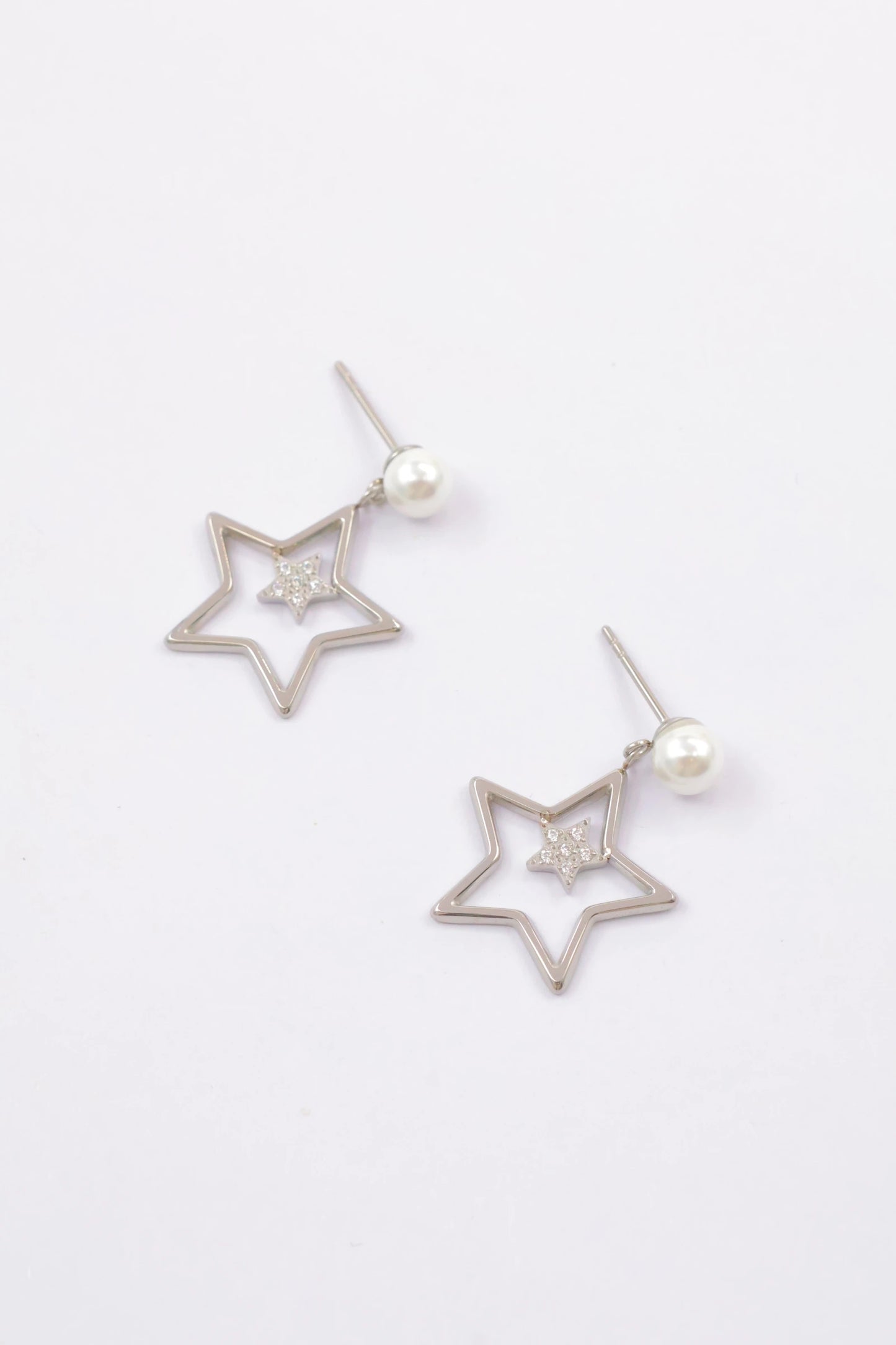 Boucles d’oreilles en acier inoxydable