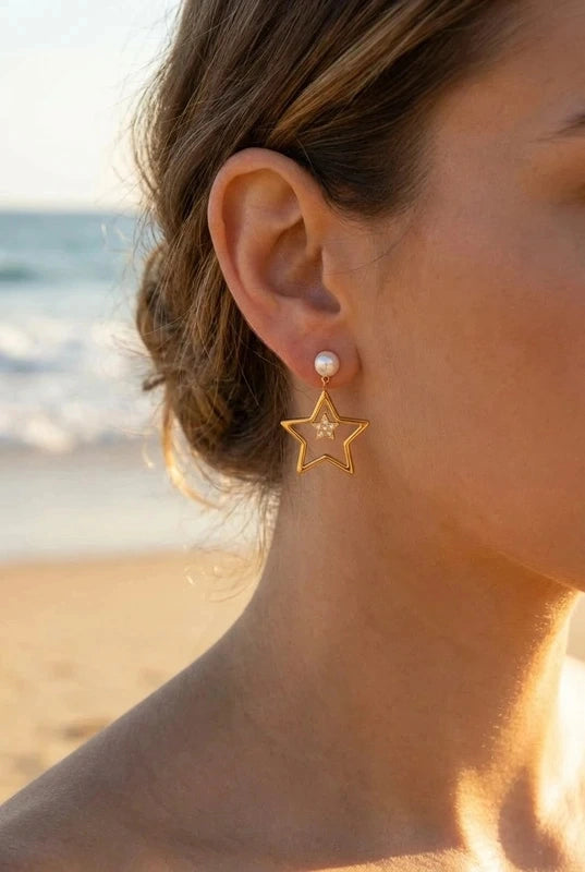 Boucles d’oreilles en acier inoxydable