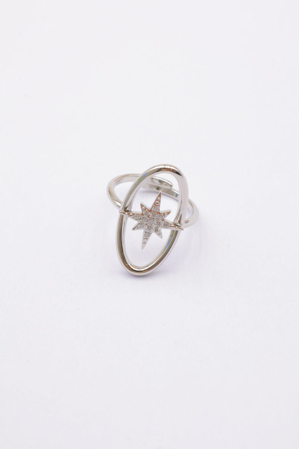 Bague - Acier inoxydable - Ajustable - ARGENT