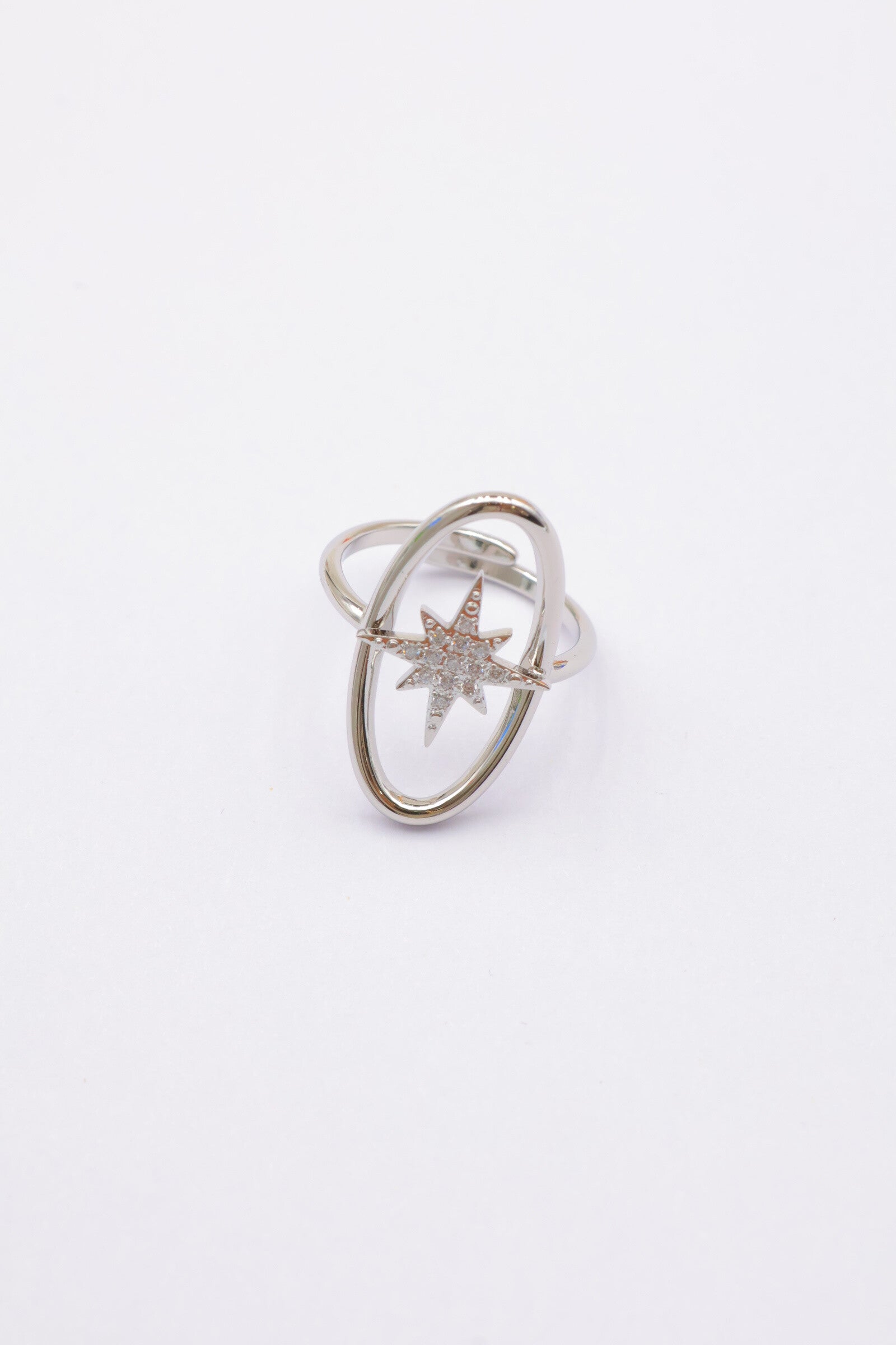 Bague - Acier inoxydable - Ajustable - ARGENT