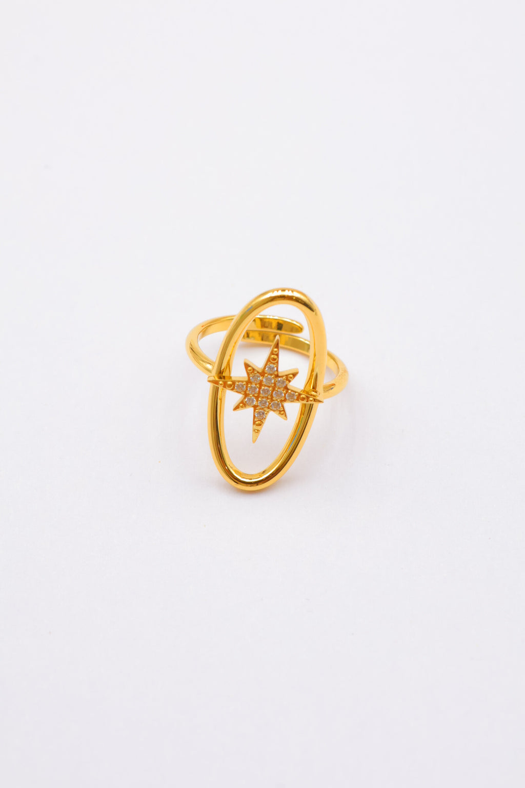 Bague - Acier inoxydable - Ajustable - DORÉ