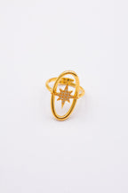 Bague - Acier inoxydable - Ajustable - DORÉ