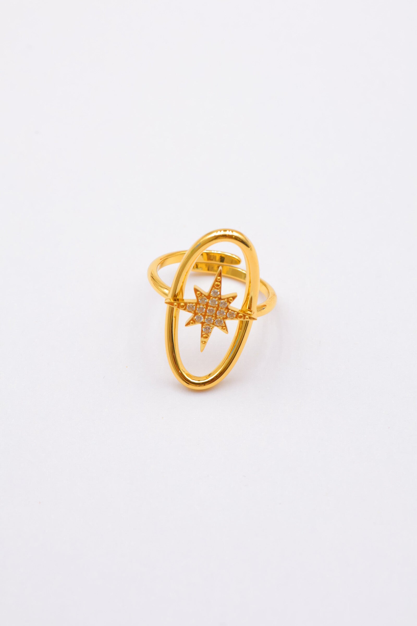 Bague - Acier inoxydable - Ajustable - DORÉ